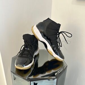 Jordan Space Jam Black and White High-Top Sneakers